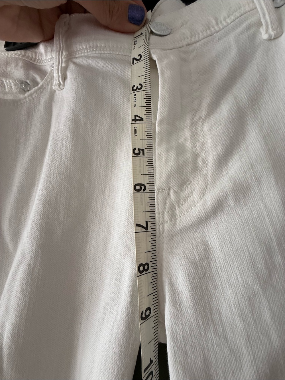 Mother The Cruiser Women's White Flare Jeans sz 31 - Picture 8 of 9